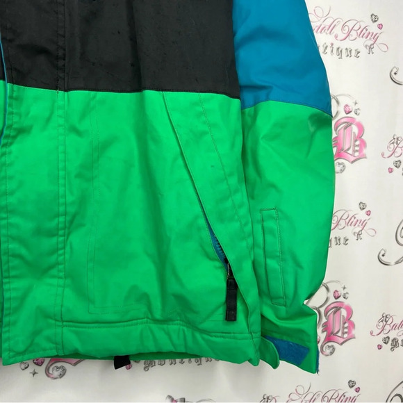 O’Neill jacket snowboarding skiing winter outdoor green blue black waterproof 🩵 - Picture 8 of 9